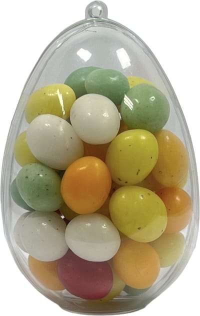 Paasei gevuld met dragees eitjes - 170 gram - Paasdecoratie - Pasen - Paashaas - Paaseieren - Snoep