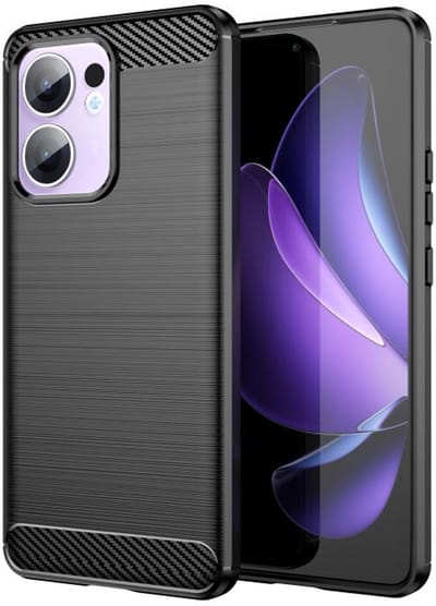 Silicone TPU gel zwart hoesje geschikt voor OPPO Reno13 F 5G / Reno 13 F 5G