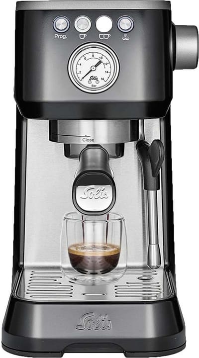 Solis Barista Perfetta Plus 1170 Pistonmachine - Espressomachine - Koffiemachine met Bonen - Zwart