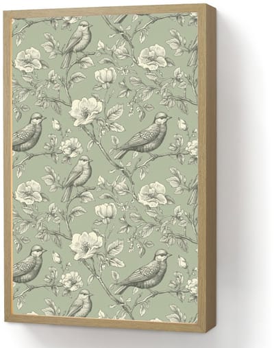 Wandlamp 40x60 cm - Oplaadbaar - Klassiek - Botanisch - Groen - Wandlampen binnen woonkamer - Slaapkamer lamp - Decoratieve nachtlamp - Vloerlamp draadloos