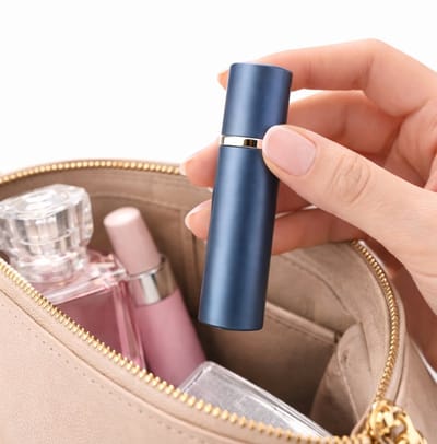Parfumverstuiver I Parfum Flesje I Mini Parfum Flesje I Reisflesje Parfum I Reisflesje I Hervulbaar I 5 ML I Blauw