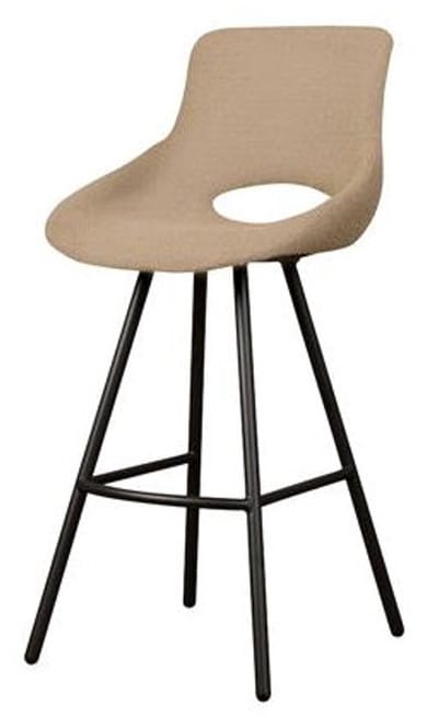 Tower Living Campo Barstoel - fabric Teddy MJ83 Light brown