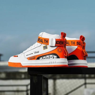 Hoge Kwaliteit Nieuwe Hoge Trendy Skateschoenen voor Mannen Casual Veelzijdig Kleine Witte Schoenen 45 white