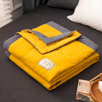 Zomer Dekbed Wasbaar Effen Dun Zomer Spreien Dekbed Microfiber Lichtgewicht Deken 150x200cm gray