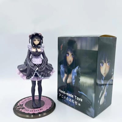 Figurine Anime My Dress-Up Darling 12cm Tenue de Maid Noire Kitagawa Marin Figurine d'Action Shizuku Kuroe Figurine Modèle de Collection Jouet