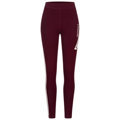 Lonsdale London Legging - LOWSTOFT - XS tot S - voor Vrouwen - bordeaux