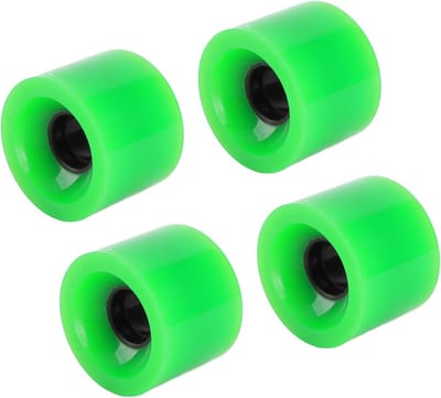 Skateboardwielen - Longboard Cruiser - Soepel Rijden - Duurzaam PU Materiaal - 60 mm - Groen