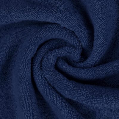 Famanu - Set van 2 handdoeken 41 × 71 cm, ringgesponnen katoen, lichtgewicht en absorberend – Marineblauw