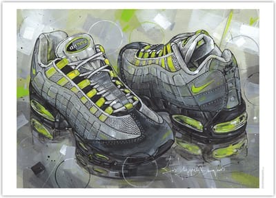 Sneaker poster Neon 70x50 cm