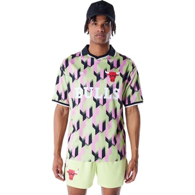 New Era NBA Chicago Bulls Soccer Shirt Groen