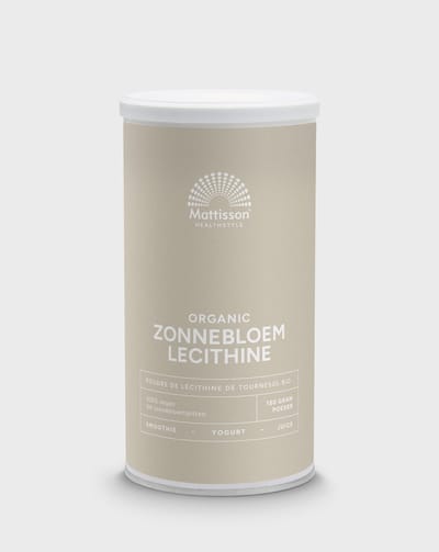 Mattisson - Biologische Zonnebloem Lecithine-95 poeder - 180 Gram
