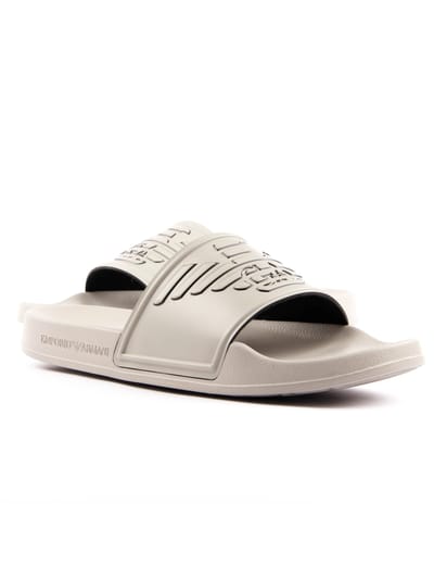 Emporio Armani herensandalen met adelaarsmotief