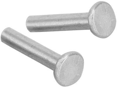 Dailygoods- Klinknagelset 100 Stuks - M4 Plat Kop - Aluminium Klinknagels - Stevige Klinknagels - Corrosiebestendig - Lange Levensduur - Popnagel