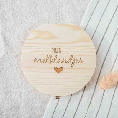 Tandendoosje | opdruk hartje | Fien & Feau