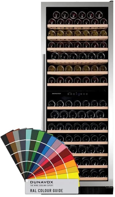 Dunavox Grande-108 Wijnkoelkast DX-108.330DC 2 Zones RAL Kleur RAL Kleur