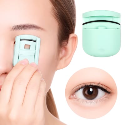 Wimperkrultang I Wimperkruller I Eyelash Curler I Professionele Wimperkruller I Kunststof I Geschikt Boor Alle Wimpervormen I Breed Verstelbare Hoek I Groen
