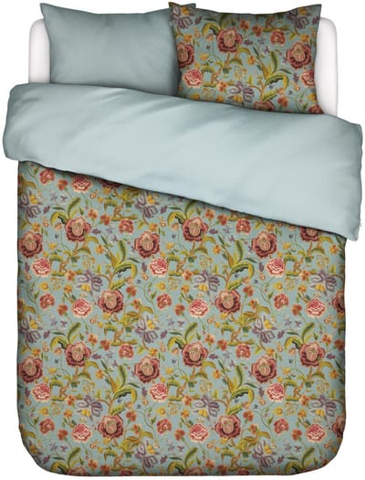 Essenza Roselina Dekbedovertrek Surf green - Tweepersoons – 200x200/220 cm