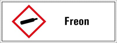 Freon GHS tekststicker 280 x 105 mm