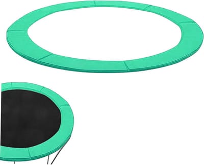 Trampoline Veerhoes - Randbescherming Veiligheid - Veilig Springen - UV-bestendig Materiaal - 10 Ft Rond - Groen