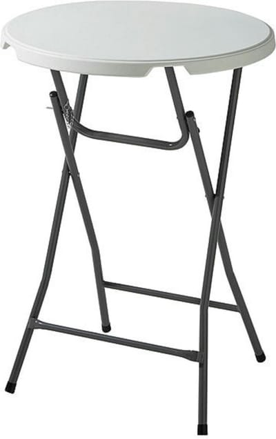 Statafel 80x110 cm - Wit - Inklapbaar