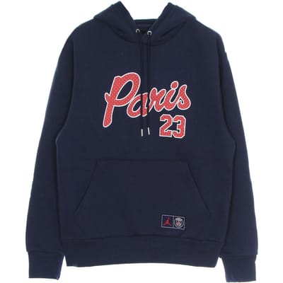 Paris Saint Germain herenhoodie Statement Fleece Po-hoodie Midnight Navy