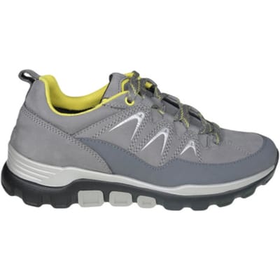 Gabor rollingsoft sensitive 96.925.49 - dames rollende wandelsneaker - Grijs - maat 42 (EU) 8 (UK)