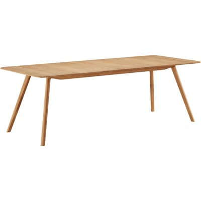 Objekte unserer Tage MEYER Verlengbare tafel - eiken gewaxt - met een inlegplank