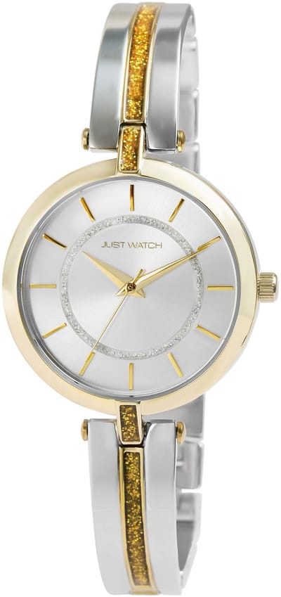 JUST WATCH Dameshorloge Edelstahl met Edelstahl-armband, 3 ATM