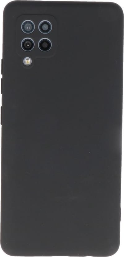 Siliconen Hoesje Geschikt voor Samsung Galaxy A22 4G - TPU hoesje - Zwart