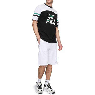 FILA Lezinnes Loose Shorts Bright White Taglia: XS | Pantaloncini Outlet | Uomo | Bianco
