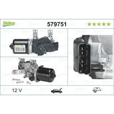 Ruitenwissermotor VALEO 579751