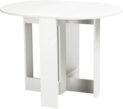 Ruimtebesparende Klaptafel voor Eetkamer - Wit 104 x 76 cm