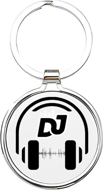 Akyol - dj Sleutelhanger - Dj - de beste dj - artiest - muzikant - feestdj - muziek maken - festival - artiesten - soundboard - platendraaier - radiomaker - cadeau voor een artiest - cadeau voor een muzikant - techno - house - technodj - 4 x 7,5 CM