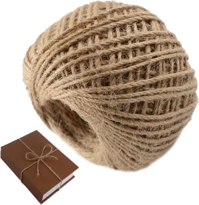 Jute touw - Natuurlijk touw - Tuinieren en knutselen - Milieuvriendelijk en taai - 50 meter - Bruin