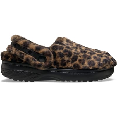 Crocs Classic Onvergetelijke Klompen Polyester Mix Dames Luipaard Klompen