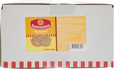 Sanissimo Wafel slagroom - Ijswafels - 74 stuks x 8 gram