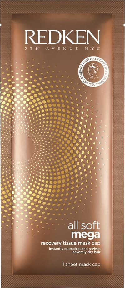 Redken All Soft Mega Sheet Mask - Haarmasker - 10 ml
