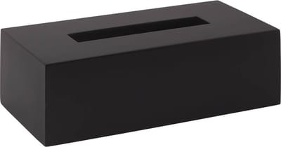 Moon Tissuehouder Black | Zwart | Polyresin (kusnthars)