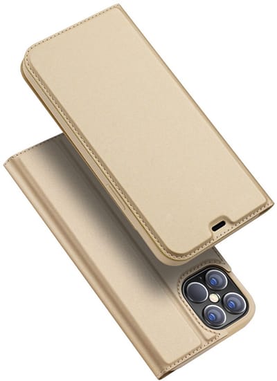Dux Ducis - Pro serie slim wallet hoes - Geschikt voor iPhone 12 Pro Max - Goud