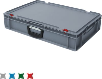 Alpac Kunststof Opbergkoffer - Hobbykoffer - Viskoffer - 600 x 400 x 133 mm - 20L - Grijs