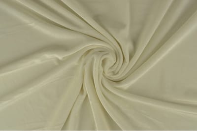 Stretch fluweel - Gebroken wit - 1 meter - Per meter - Velvet stof