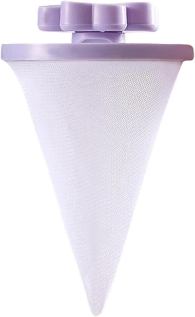 Haar Verwijderaar - Pluis Vanger - Schoon Wassen - Voorkomt Verstopping - 6 Stuks - Blauw