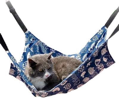 Zachte en Ademend Canvas Hangmat voor Huisdieren, Geschikt voor Katten, Honden en Konijnen tot 6 kg