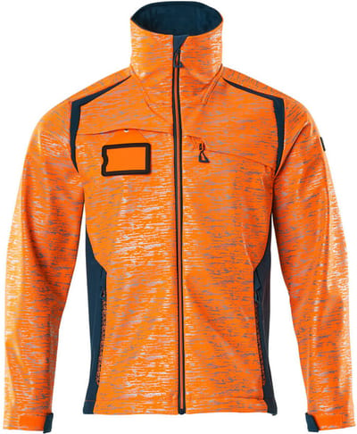 Mascot Accelerate Safe Softshell jas 19202-291 - hi-vis oranje/donkerpetrol - 2XL
