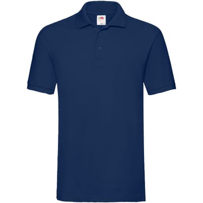 Fruit of the Loom Heren Premium Piqué Poloshirt (Marine)