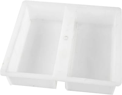 Betonmal Tuinpad - Stoeptegelmal Pad - Tuin Decoratie - Herbruikbaar Plastic - 10x20x6cm - Zwart