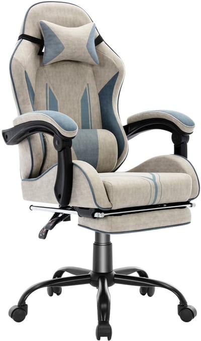 Bureaustoelen -Gaming bureau - Computer Bureau - Ergonomische Stoel voor Thuis Kantoor - Volwassen Stoel - Grijs