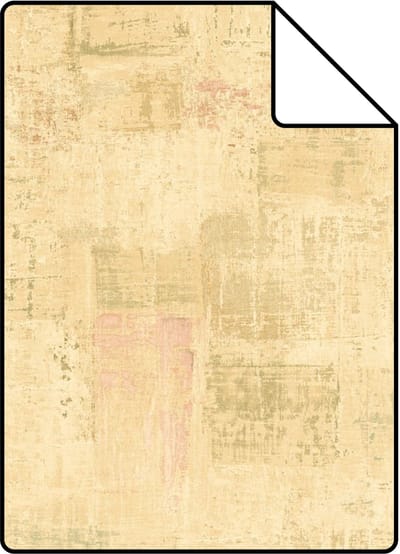 Proefstaal ESTAhome behang schilderachtige structuur warm beige - 26.5 x 21 cm - 131841-S