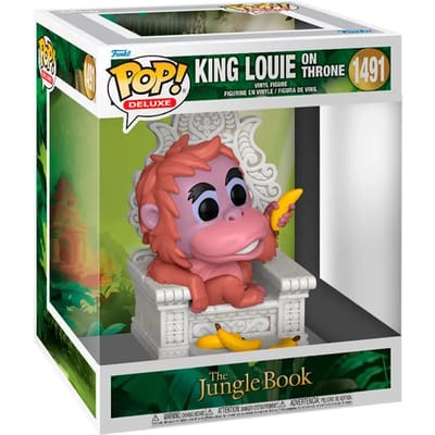 The Jungle Book King Louie on Throne (Pop! Deluxe) vinylfiguur 1491 Funko Pop! meerkleurig