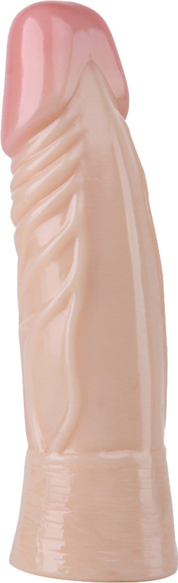 Being Fetish - PVC Dildo zonder Zuignap - 15 cm - Lichte Huidskleur